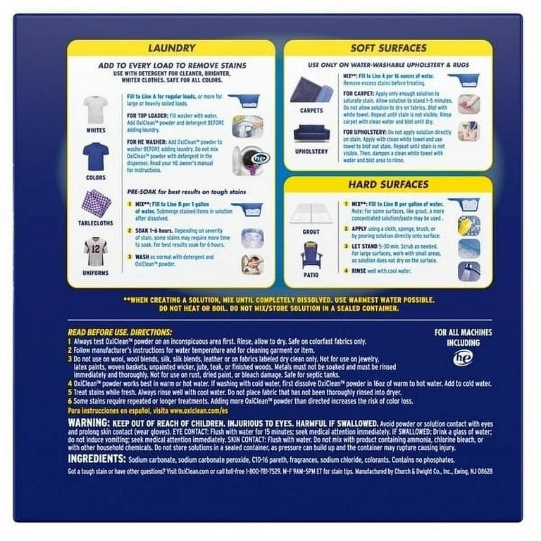 OxiClean Versatile Stain Remover 290回分×2 Amazon.com: OxiClean Versatile Stain Remover Professional