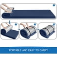 thumbnail image 5 of Memory Foam Camping Mattress Pad 3 Inch Thick Waterproof Roll  Sleeping Pad for Tent Travel, 5 of 7