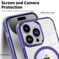 thumbnail image 4 of Dteck for iPhone 15 Pro Case,Compatible with MagSafe,Military-Grade Protection,Yellowing Resistant Scratch-Resistant Clear Back, Magnetic Phone Case for iPhone 15 Pro,Gray, 4 of 7