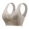thumbnail image 4 of SDNall Womans Embroidered Glossy Comfortable Breathable Bra Underwear No Rims, 4 of 9