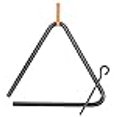 thumbnail image 3 of Enclume Design Products TR1 HS 16 Po. Grand Dîner, Acier Martelé - Triangle, 3 of 4
