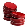 thumbnail image 2 of Cateissary 1 Juego de tapas de boca estándar, Material de hojalata ligero, tipo dividido, buen rendimiento de sellado, tapas de enlatado, diseño Almacenamiento y organización del hogar Rojo 70MM, 2 of 6