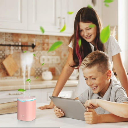 

Yedhsi Humidifiers Mini USB Double Jet Humidifier Creative Household Desktop Large Capacity Small Portable Humidifier