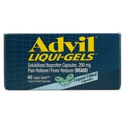 Advil Liqui-Gels Pain Reliever And Fever Reducer -- 200 Mg - 40 Liquid Gel Capsules