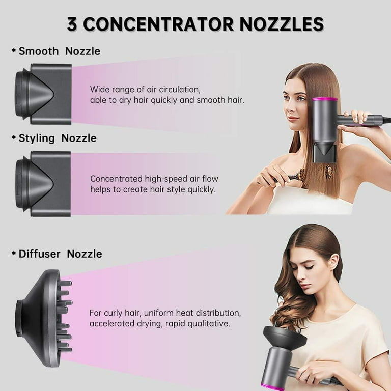 Blow drying hair with cold air top