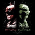 thumbnail image 2 of Women's The Batman Riddler Back to Back  Graphic Tee Black 2X Large, 2 of 4