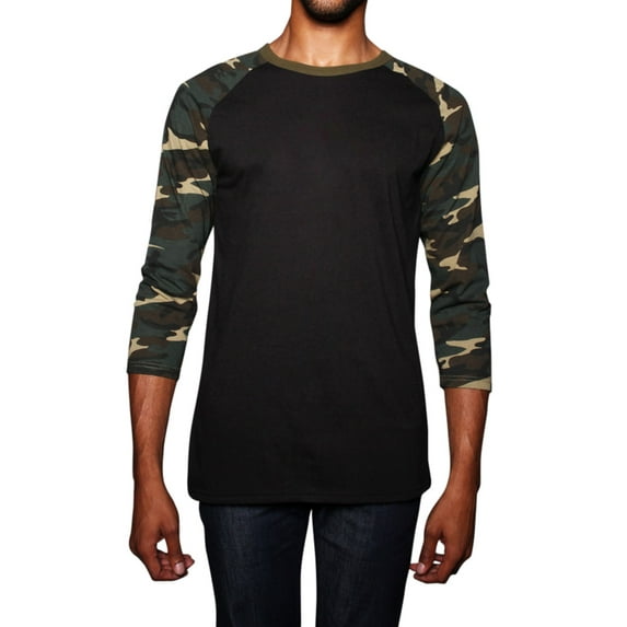 Victorious Men's Baseball Raglan T-Shirt 3/4 Sleeves Jersey