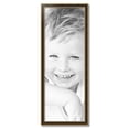 thumbnail image 2 of ArtToFrames 15" x 42" Black Panel With Gold Lip Picture Frame, 15x42 inch Multi Wood Poster Frame (WOM-5092),  Pack, 2 of 7