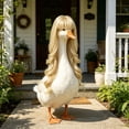 thumbnail image 4 of Pandiboks porch goose outfit 23in porch goose clothes Beige Nylon,Spandex Outdoors Yard Durable decoration Gifts for others, 4 of 6