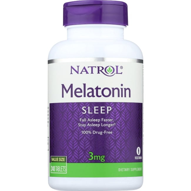Natrol Dietary Supplements Melatonin 3 mg Tablet 240ct