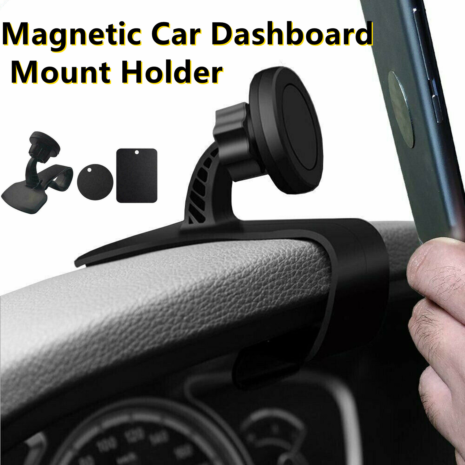 Phone Car Mount,Car Phone Holder for Dashboard, Cell Phone Car