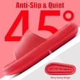 thumbnail image 3 of Zapatillas Rosyclo Cloud Soft, antideslizantes, rojas, interiores y exteriores, 3 of 5