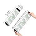 thumbnail image 4 of Pofeuu White Birds Print 30cm Socks, Adult Running Hiking Socks for Youth and Adult, 4 of 7