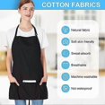 thumbnail image 4 of Kitchen Apron Adjustable Bib Chef Aprons with 2 Pockets Cooking Apron Unisex Women Men Aprons Perfect for Home Kitchen, Baking, Gardening, Restaurant, 4 of 4