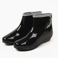 thumbnail image 4 of Fnochy Women's Rain Boots Trendy Short Tube Rain Boots Water Slip Resistant Water Shoes, 4 of 4