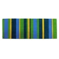 thumbnail image 1 of Imports Décor Vinyl Backed Coir Doormat, 48 by 18-Inch, Green Stripes, 1 of 2