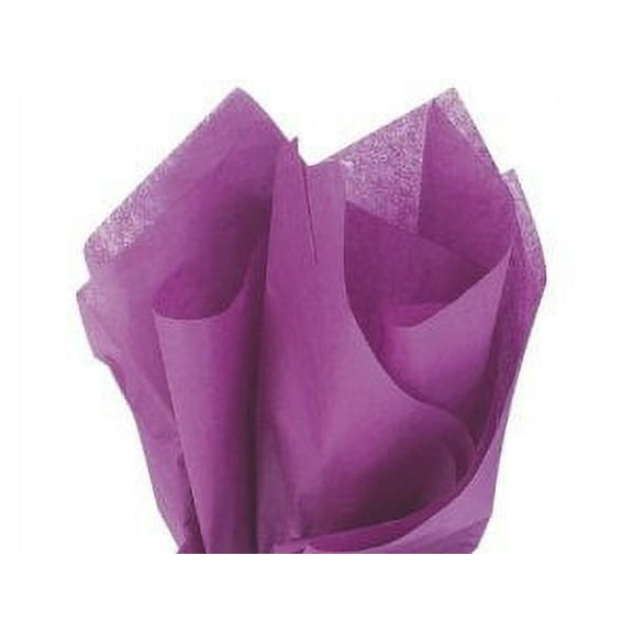 48 Large PLUM Gift Wrap Pom Pom Tissue Paper 20x30