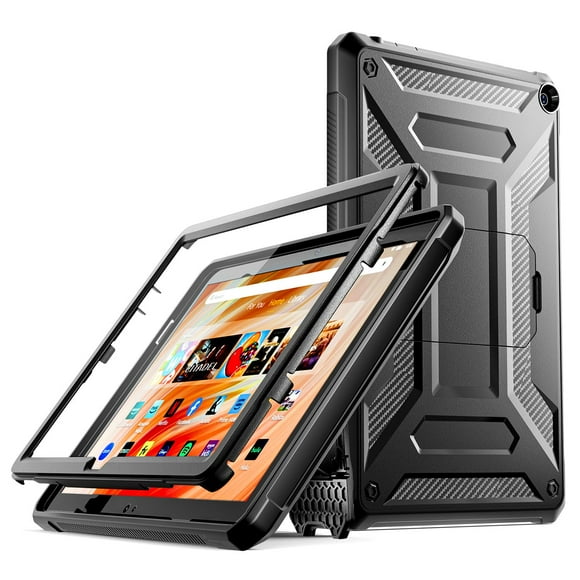 Funda de tableta DJ&RPPQ de cuerpo completo resistente para Amazon Fire HD 10