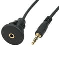 thumbnail image 6 of Huanke-3.5mm Car Dashboard Panel Flush Mount Cable AUX Audio Waterproof Extension Cable, 6 of 12