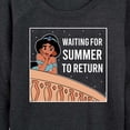 thumbnail image 3 of Disney Princess - Waiting For Summer - Women's Lightweight French Terry Long Sleeve Shirt, 3 of 5