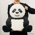 thumbnail image 4 of Blocks Giant Panda Building Block Toy Small Particle Assembly Brick3D Model Childrens Adult Toy Gift, 4 of 6