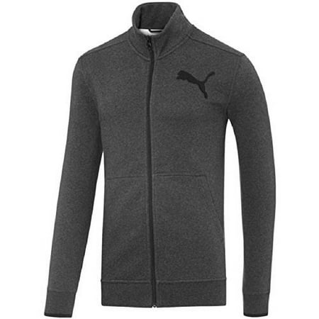 Puma Men's Full Zip Track Jacket (Med, Dark Grey Heather)