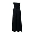 thumbnail image 3 of Rompers for Women 2025 Wide Leg V Neck Off Shoulder Jumpsuits, 3 of 4
