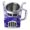 Purple, variant on Unique Semi Trailer Truck Mug 12oz Resin Water Cup for Coffee Lover Gift