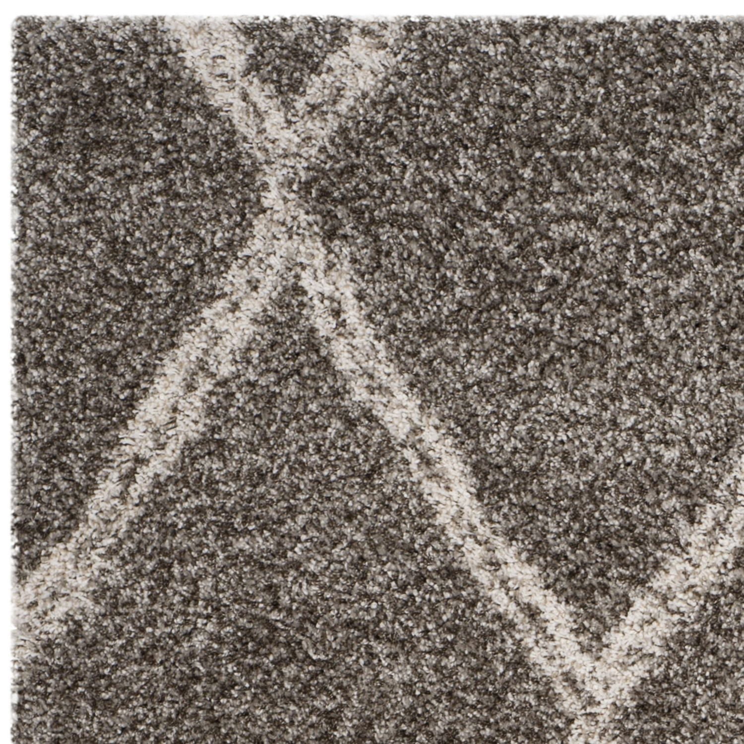 SAFAVIEH Hudson Adella Tapis Géométrique Diamants Shag