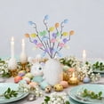 thumbnail image 6 of Kumdkd Easter Egg Branch Decor 13.78in, Multicolor Plastic Easter Tree Branch with Foam Eggs & Blossoms for Vase, Mantel, Table Centerpiece & Spring Holiday Decorations, 6 of 6