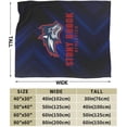 thumbnail image 3 of Stony Brook University Logo Fleece Blanket, Very Soft Microfiber Flannel Blanket for Couch Warm and Cozy for All Seasons, 3 of 8