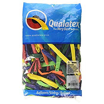 Qualatex 350Q Medium Sized Twisting Balloons, Carnival Assortment - Pack of  50 - Walmart.com