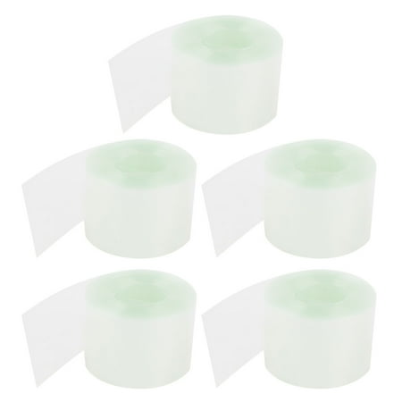 One Step Shrink Wrap - Unique Bargains 5Pcs 2Meters 23mm Width PVC Heat Shrink Wrap Tube Clear for 1 x AA Battery