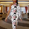 thumbnail image 4 of Golf Lovers Golf Humor with Flamingo Half Dleeve Split Dress Dress woman Dresses women"s summer dress, 4 of 6
