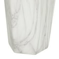 thumbnail image 5 of DecMode 14" Faux Marble White Ceramic Vase, 5 of 9