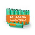 thumbnail image 1 of 100%PeakPower Pilas Recargables AA 2300 mAh NiMH, Paquete de 12 Unidades - hasta 1000 Recargas, Alta Capacidad, Precargadas - Pilas AA Recargables para Juguetes, Controles, Adornos de Navidad, 1 of 10