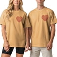 thumbnail image 6 of Ankishi Valentines Day T Shirt Men Heart Fingerprint Short Sleeve Crewneck Cotton Couple Graphic Tees for Him, 6 of 6