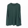 thumbnail image 4 of Playera Manga Larga Cuello Redondo Tallas Extras Plus size verde claro 2XL LOVE MY FIT playera manga larga, 4 of 5