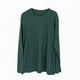 thumbnail image 4 of Playera Manga Larga Cuello Redondo Tallas Extras Plus size verde claro XL LOVE MY FIT playera manga larga, 4 of 5