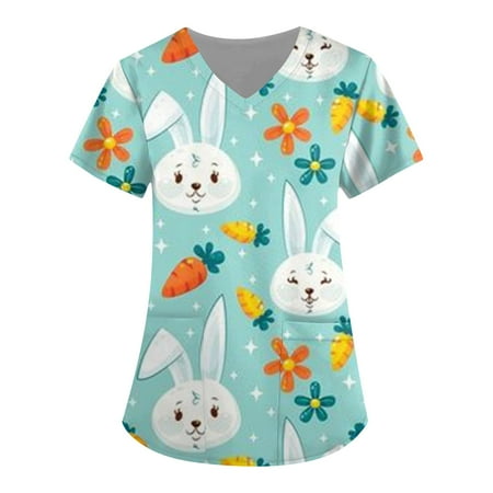 

CHMORA Comfort Scrubs Women s Grey Owls V Neck Scrub Top