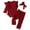 Wine, variant on Zanarzt Toddler Girls Clothes Outfits Set Newborn Infant Baby Girls Clothes Ribbed Romper Bodysuit Pants Set Fall Winter Outfits Wine,6-9 Months