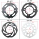 thumbnail image 4 of Piñón de cadena de 35, 37, 39, 41, 43, 45 y 48 dientes para motocicleta de motocross, disco dentado trasero, piñón de cadena para motocicleta todoterreno 420/428, 4 of 4