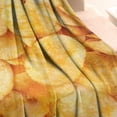 thumbnail image 4 of Potato Chips Food Lightweight Super Soft Cozy Throw Blanket Warm and Lightweight Soft Flannel Blankets Small for Kid Bed Blanket Potato Chips Food Small for Kid, 4 of 6