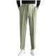 thumbnail image 2 of Pantalones de traje de nueve centavos para hombre, de poliéster, con cintura elástica lateral, botones, bolsillos, color liso, a la moda, 2 of 5