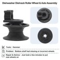 thumbnail image 3 of 12 Pack 4581DD3002A Upper Dishrack Roller Wheels for Dishwasher Replacement for Dishwasher Ldf6920s, 3 of 5