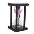 thumbnail image 4 of Reloj de arena de madera de 30 minutos, temporizador para regalo o decoración, color rosa, 4 of 9