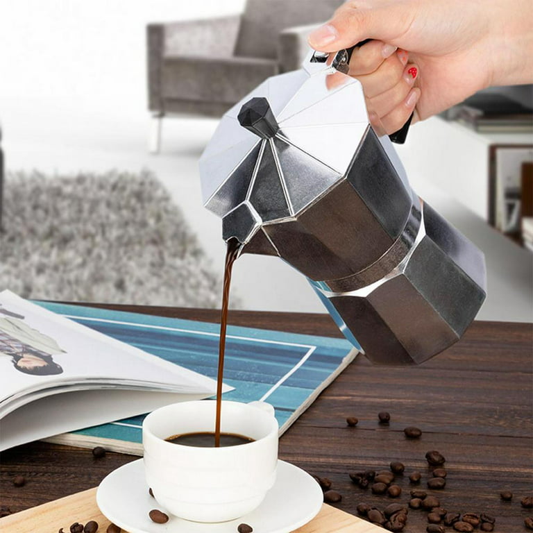 DMWD Electrical Moka Pot Espresso Italian Mocha Maker Latte Brewer