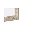 thumbnail image 4 of Elegant Decor Rectangle Cornhusk Mirror 24x42 in Linen White, 4 of 11