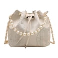 thumbnail image 1 of Drawstring Chain Bucket Bag Womens Shoulder Crossbody Womens Simple Fashion Bag Bag T4w1, 1 of 8