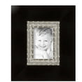 thumbnail image 2 of ArtToFrames 4" x 6" Espresso with Silver Lip Picture Frame, 4x6 inch Silver Wood Poster Frame (WOM-4951),  Pack, 2 of 7